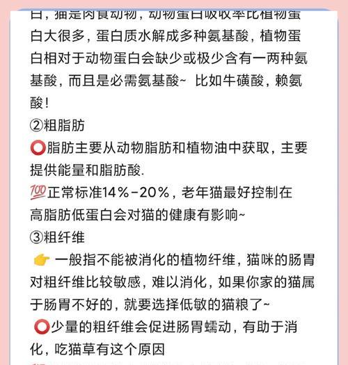 猫粮搭配喂食的营养方法是什么？
