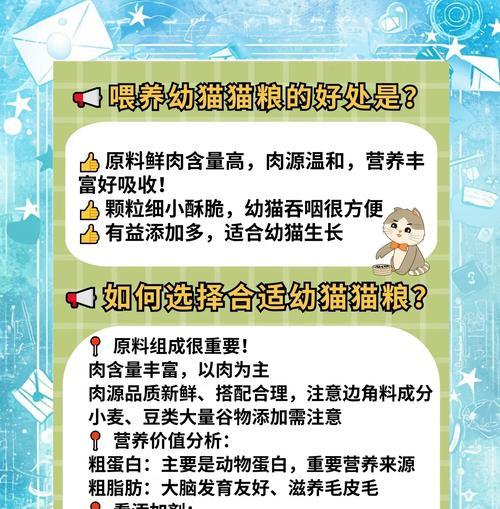 捡到幼猫后如何正确喂食？母猫猫粮是否适合？