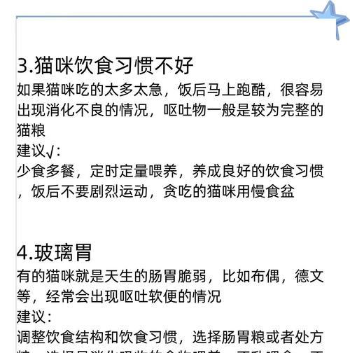 换猫粮导致猫咪呕吐？原因是什么？