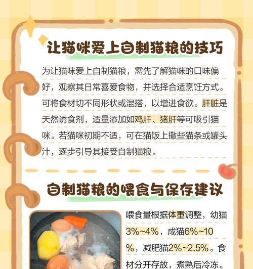 猫粮怎么自作食用的呢？自制猫粮的好处是什么？
