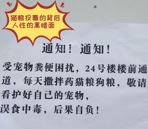 为何有人会对猫粮进行投毒？
