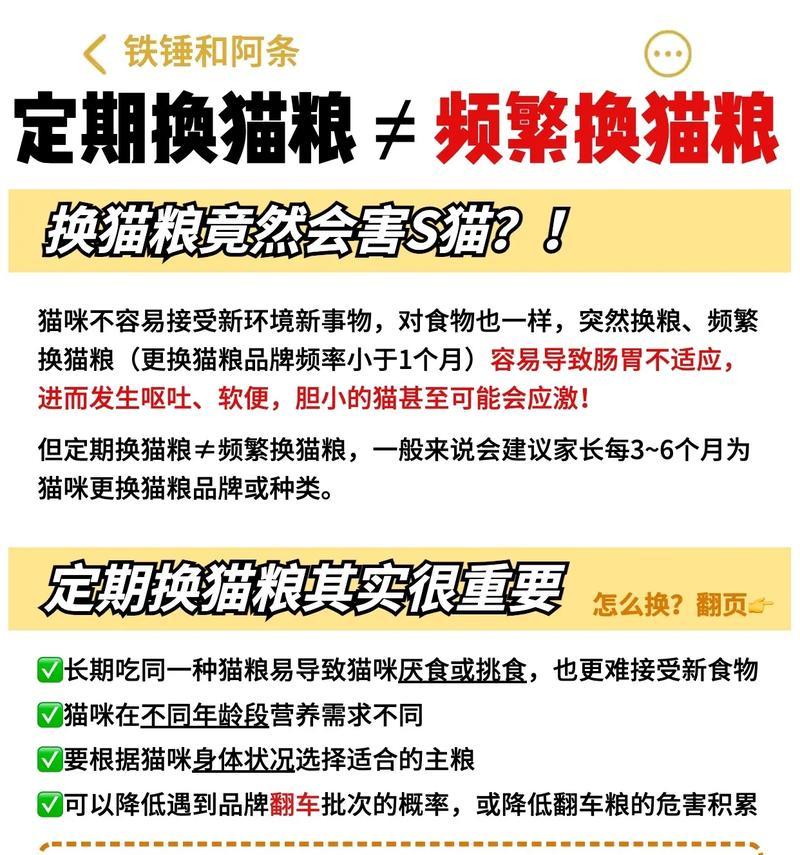 换猫粮容易吐是怎么回事？如何避免换粮引起的不适？