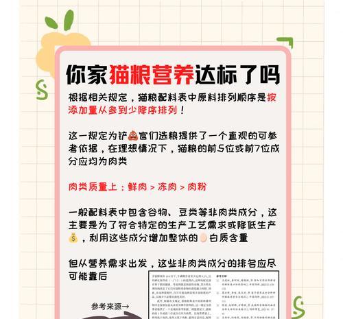 如何选择优质猫粮？猫粮的挑选标准是什么？