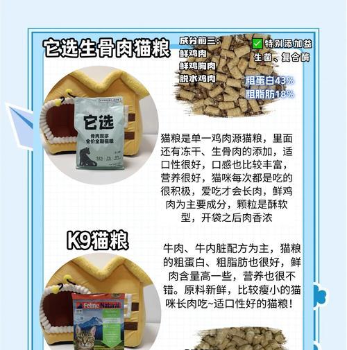 猫粮可以搭配着吃什么？有哪些健康的食物组合？