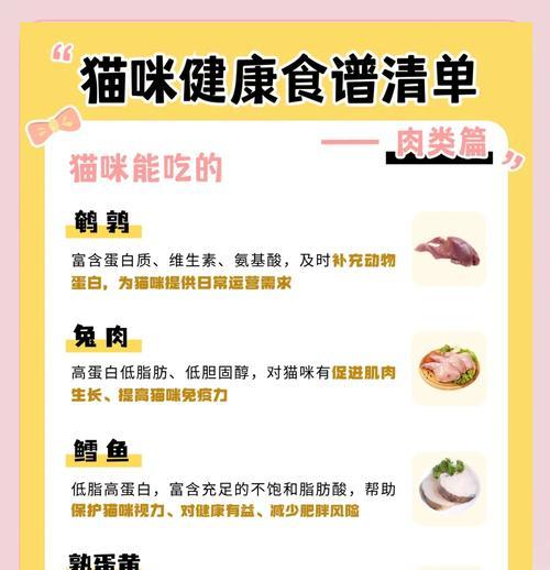 哪种肉类最适合作为猫粮？