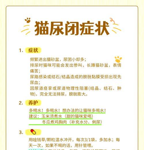 猫粮导致尿闭是什么原因？