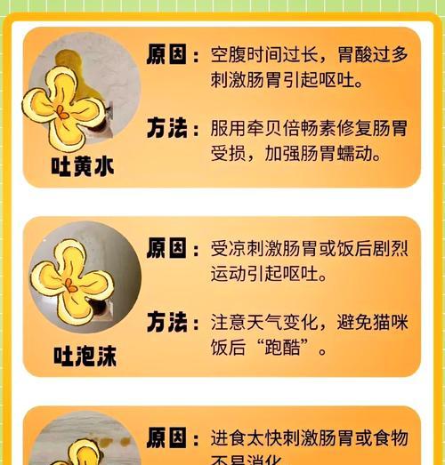 猫咪呕吐物中有毛发是否正常？应如何处理？